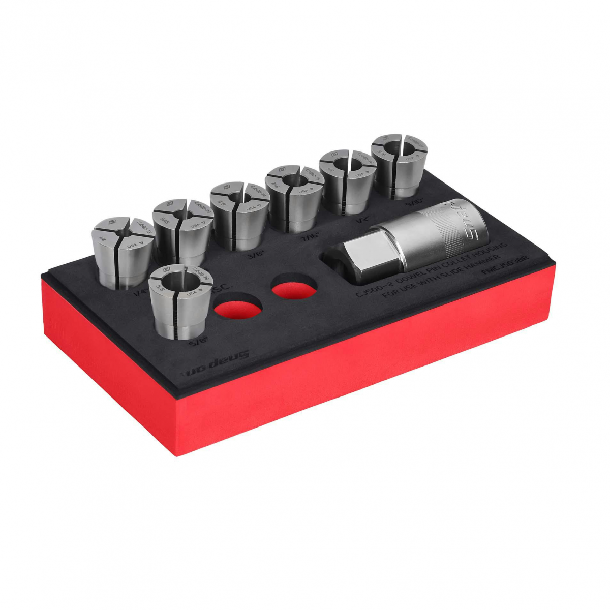 Snap-on 8 件組 SAE 定位銷拉拔器套件 (1/4-5/8") 8 pc SAE Dowel Pin Puller Set (1/4-5/8") - HASNA-CJ503 - 商品圖 1