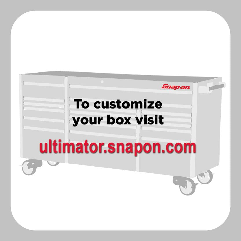 Snap-on 72 吋 18 抽屜三排 Masters 系列滾車駕駛室（電橙色） 72" 18-Drawer Triple-Bank Masters Series Roll Cab (Electric Orange) KTL1023APJJ 和更多型號 - 商品圖 1