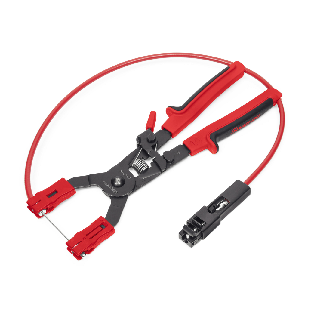 Snap-on 遠程棘輪喉箍鉗(紅色) Remote Ratcheting Hose Clamp Pliers (Red) - HASNA-SHCP1B - 商品圖 1