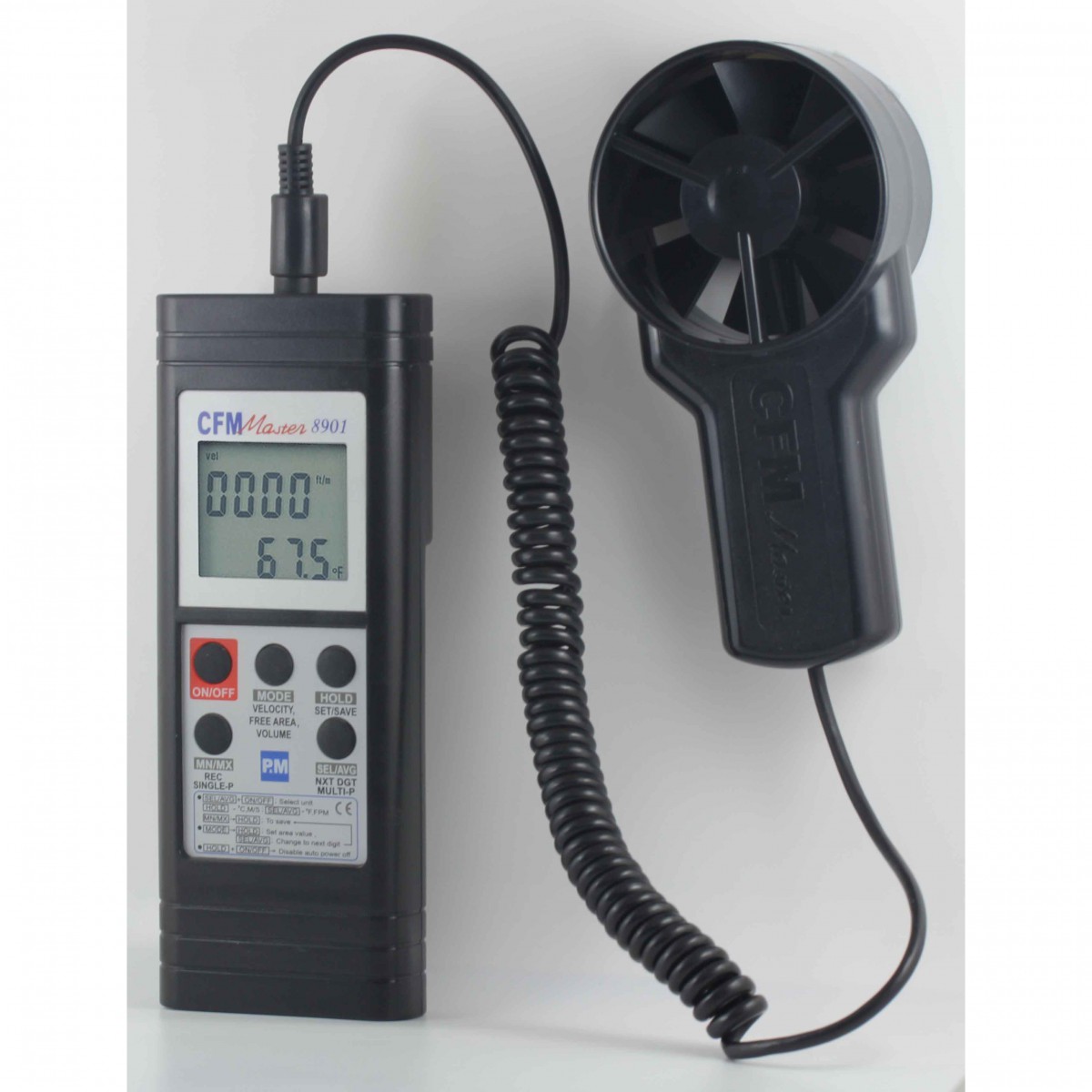 { 高精度扇葉式風速計 AZ8901 }