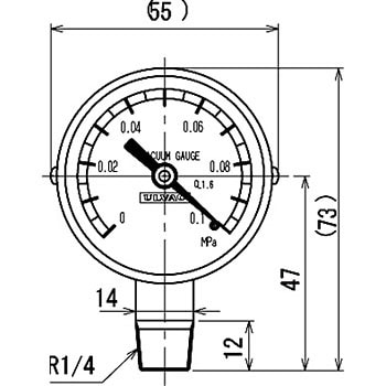 ULVAC 博登管真空計 Bourdon Tube Vacuum Gauge ADT 和更多型號 - 商品圖 2