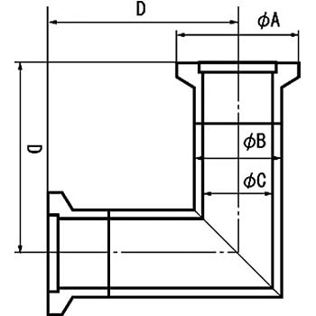 ULVAC 彎頭 elbow ZSCK6025 和更多型號 - 商品圖 4