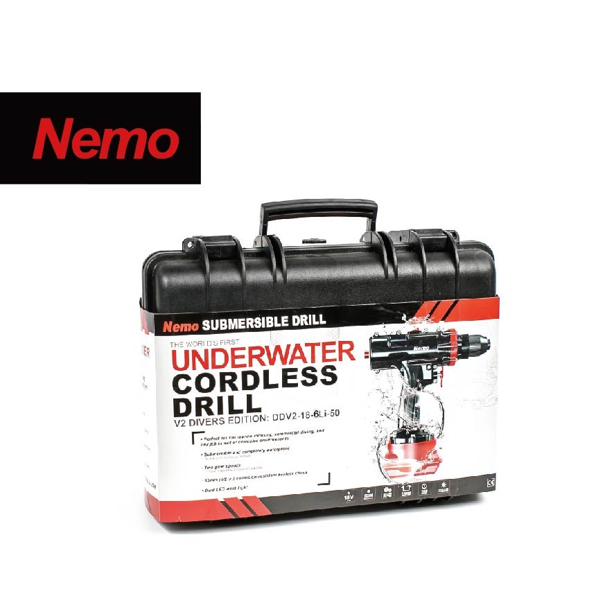 美國 NEMO V2系列 50M海底電鑽(配件3AH*2) DD18-3LI-50 DD18-6LI-50 和更多型號 - 商品圖 3