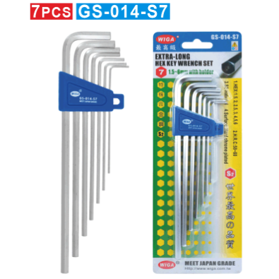 WIGA 白金超長型六角板手組 GS-014-S7 和更多型號 - 商品圖 2