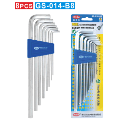 WIGA 白金超長型六角板手組 GS-014-S7 和更多型號 - 商品圖 5