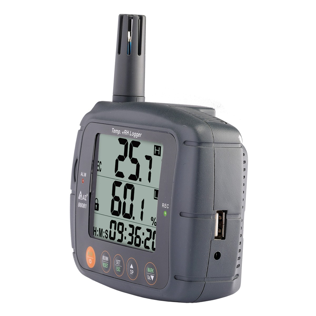 AZ 大螢幕溫濕度記錄器 (USB，88081) 88081 - 商品圖 3