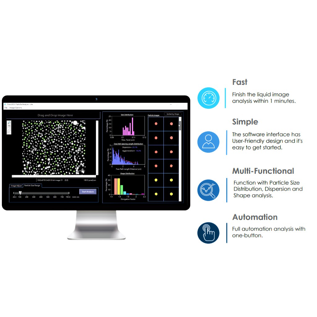 FlowVIEW Tek 臨場電子顯微鏡相關產品 FV-PL1 和更多型號 - 商品圖 2