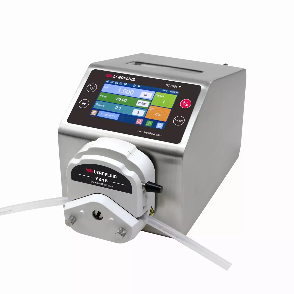 LEADFLUID BT100L 流量型智能蠕動泵 BT100L+YZ15 和更多型號 - 商品圖 2