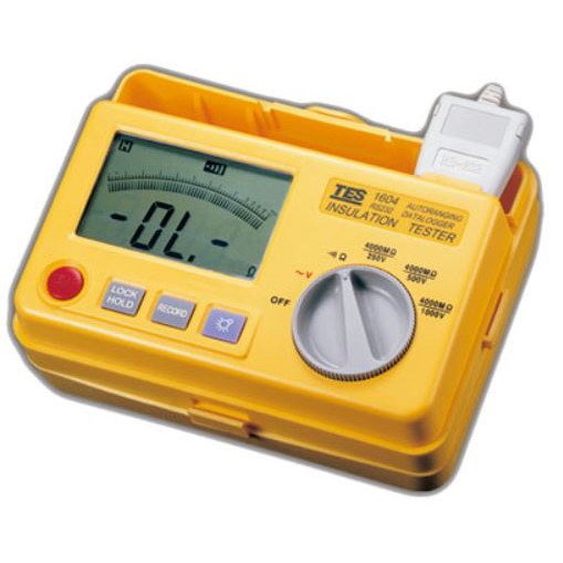 TES RS-232 記錄式數位絕緣測試器 TES-1604 - 商品圖 1