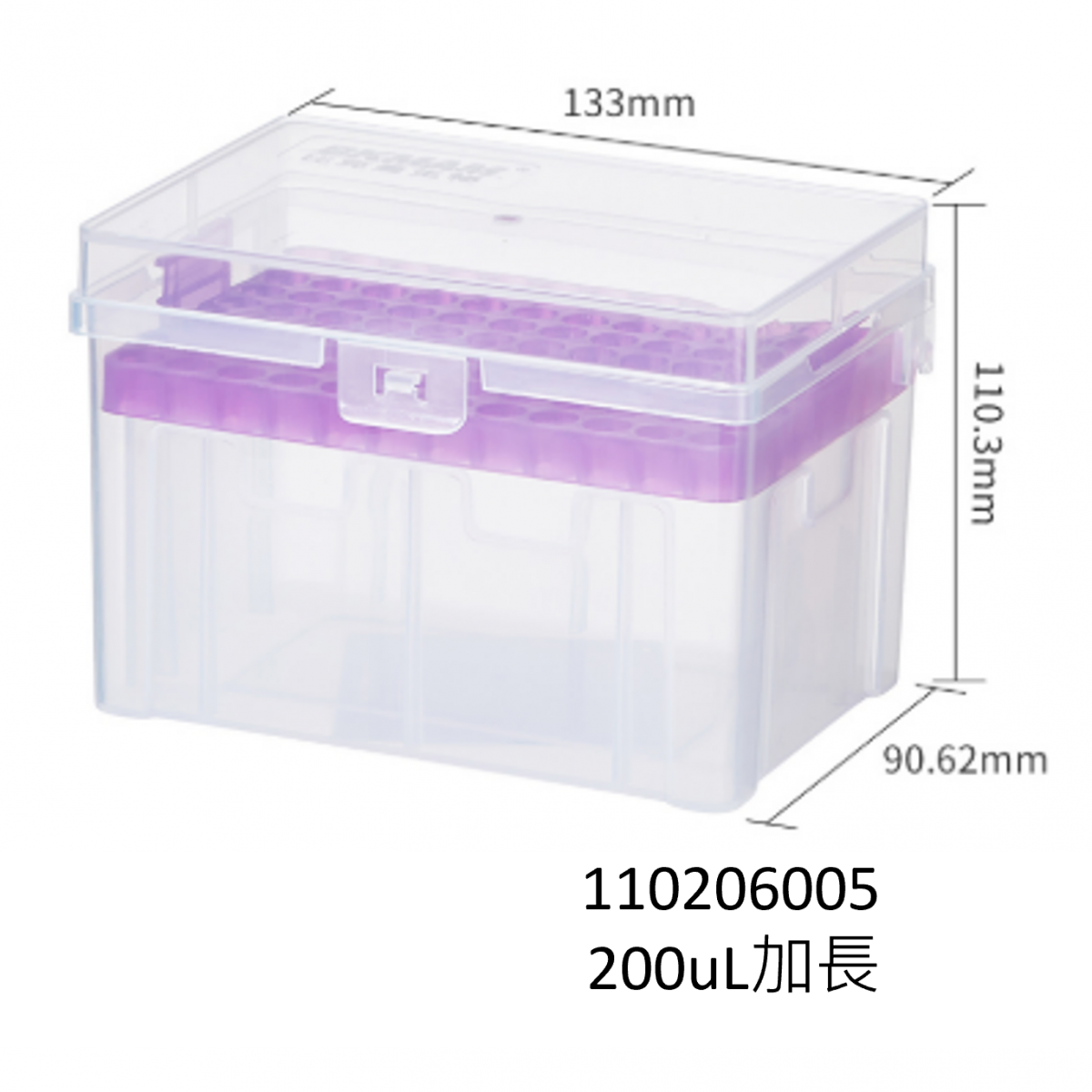 BKMAM 吸管尖空盒 (不附Tip) Pipette tips empty box 110206002 和更多型號 - 商品圖 1