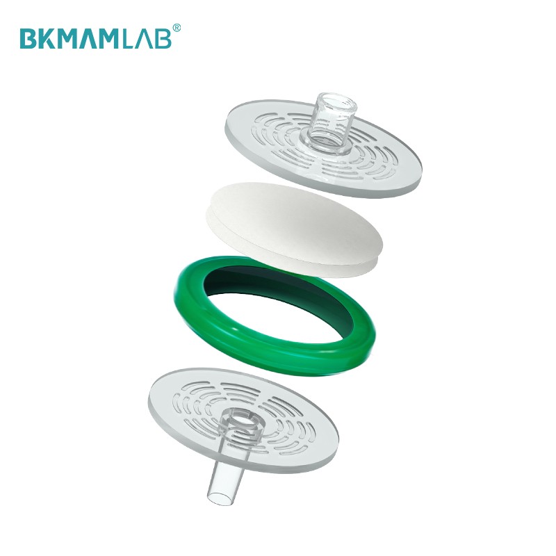 BKMAM Nylon 尼龍 高階進口膜針筒過濾器 小飛碟 過濾膜 (疏水適合有機溶劑)（Syringe Filter） 110414002 和更多型號 - 商品圖 4