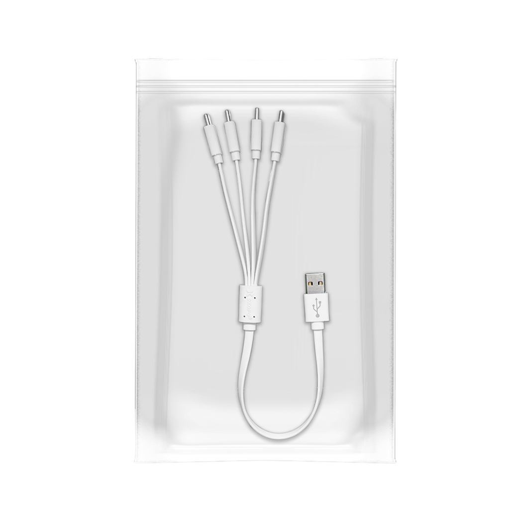 OXOPO 乂靛馳 USB-A to USB-C 1對4 高品質充電線 - 商品圖 1