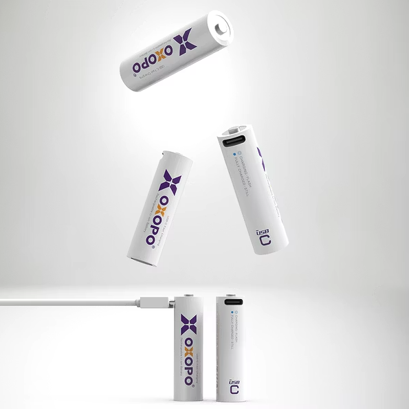 OXOPO 乂靛馳 XC-II系列 3號 AA 1.5V USB Type-C 充電鋰電池 A0100020 - 商品圖 2