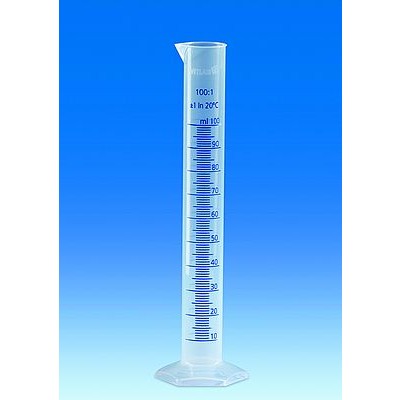 VITLAB PP量筒 藍色刻劃 1000ml - SADZV0013-1000EA - 商品圖 1