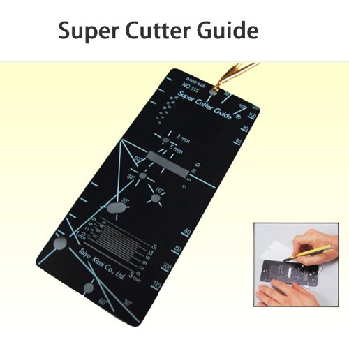 TAIYU 塗膜附著力測試工具 No.315 Super Cutter Guide超級萬用百格刀導割片 No.315 - 商品圖 2