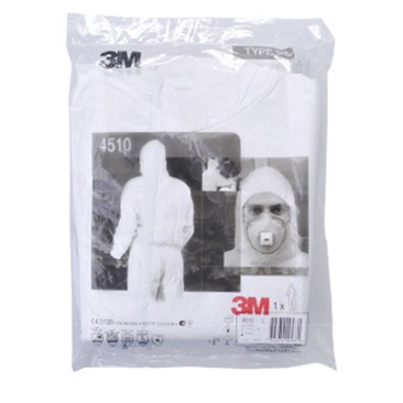 3M 4510 白色連帽全身防護服 White Disposable Protective Coverall 4510-XXL 和更多型號 - 商品圖 2