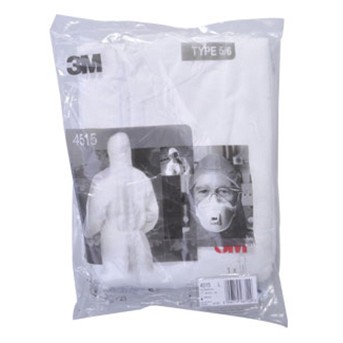 3M 4515白色連帽工作服 White Disposable Coverall 4515-XL 和更多型號 - 商品圖 2