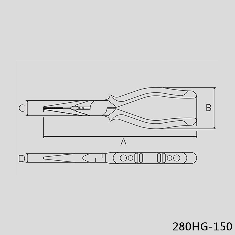 VICTOR HG膠柄鉗子 280HG-150 和更多型號 - 商品圖 2