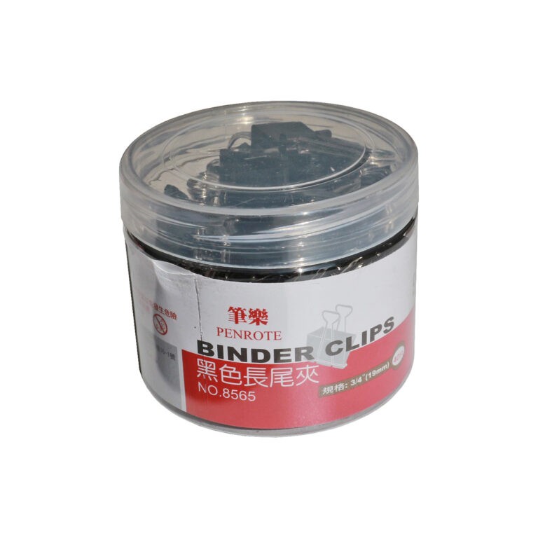 Penrote 黑色長尾夾 15MM - SAOOT0064-15BX - 商品圖 5