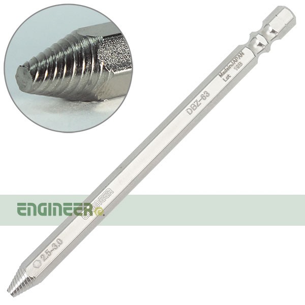 日本工程師ENGINEER 崩牙六角螺絲拆卸起子頭組 DBZ-65 和更多型號 - 商品圖 6