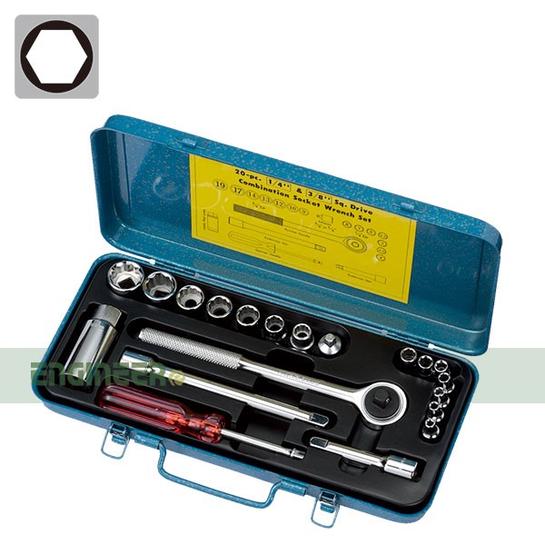 日本工程師ENGINEER 1/4吋套筒扳手 TWS-01 和更多型號 - 商品圖 3