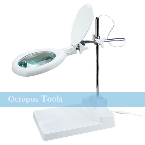 Octopus LED檯燈工作放大鏡 5倍 206.770 和更多型號 - 商品圖 2