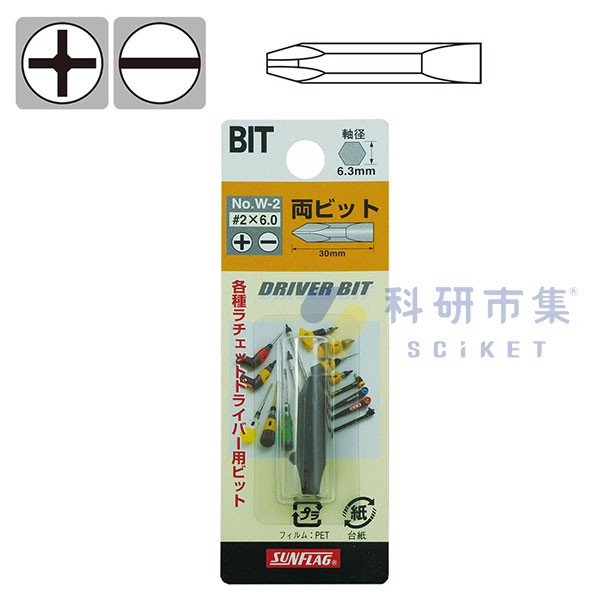 SUNFLAG 新龜 雙頭起子頭 468.W3 和更多型號 - 商品圖 2