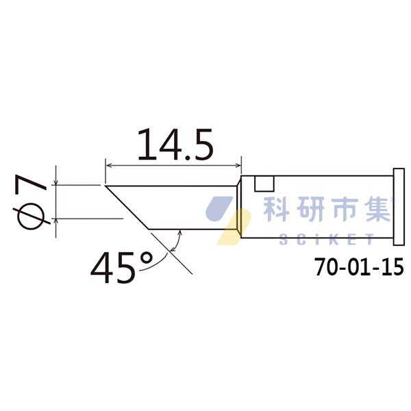 Kotelyzer 中島銅工 烙鐵頭 526.1502 和更多型號 - 商品圖 1