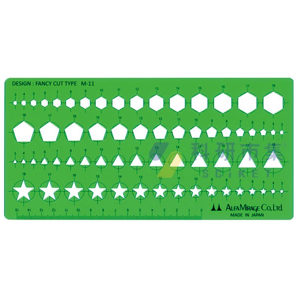 MIRAGE 珠寶設計繪圖模板 649.010 和更多型號 - 商品圖 3