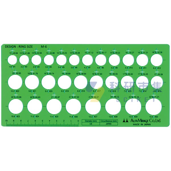 MIRAGE 珠寶設計繪圖模板 649.010 和更多型號 - 商品圖 8