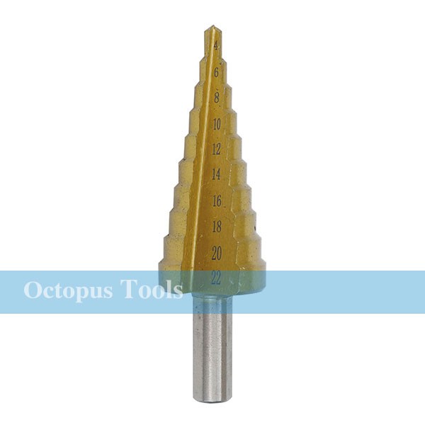 Octopus 章魚牌 高速鋼圓柄階梯鑽 868.0422 - 商品圖 1