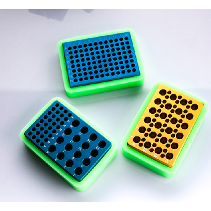 0.2ml+1.5ml鋁製離心管冷凍儲存架 - 商品圖 2