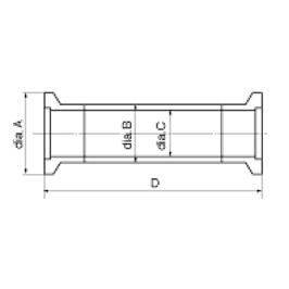 ULVAC 真空管件 Nipple NW25Nipple 和更多型號 - 商品圖 2