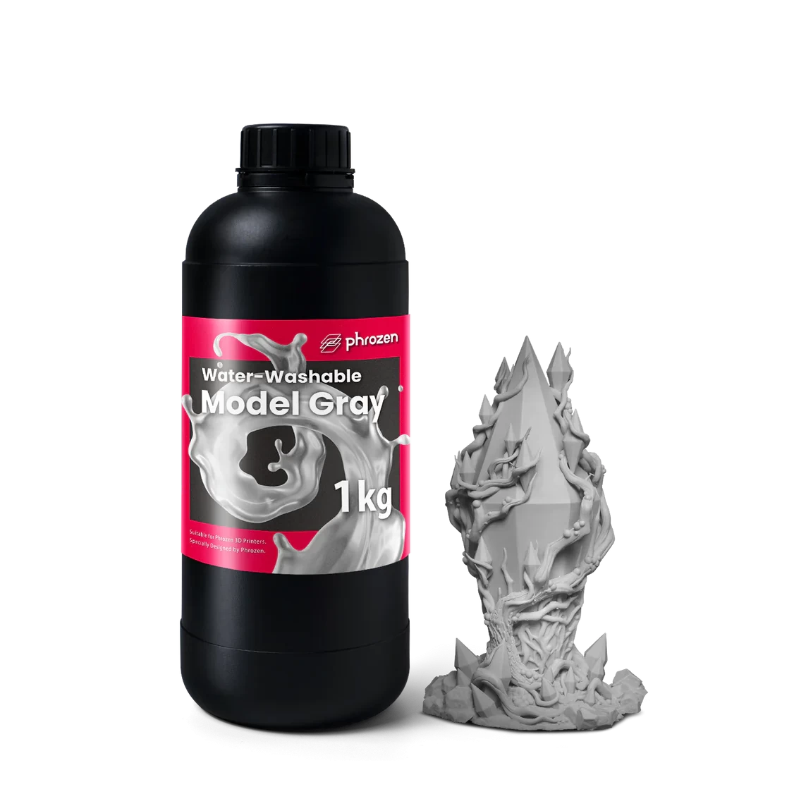 Phrozen Water-Washable 可水洗高速列印樹脂 Water-Washable 和更多型號 - 商品圖 2