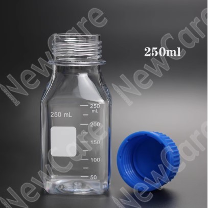 PC廣口方形瓶 塑膠方形血清瓶 經濟型 - 商品圖 2