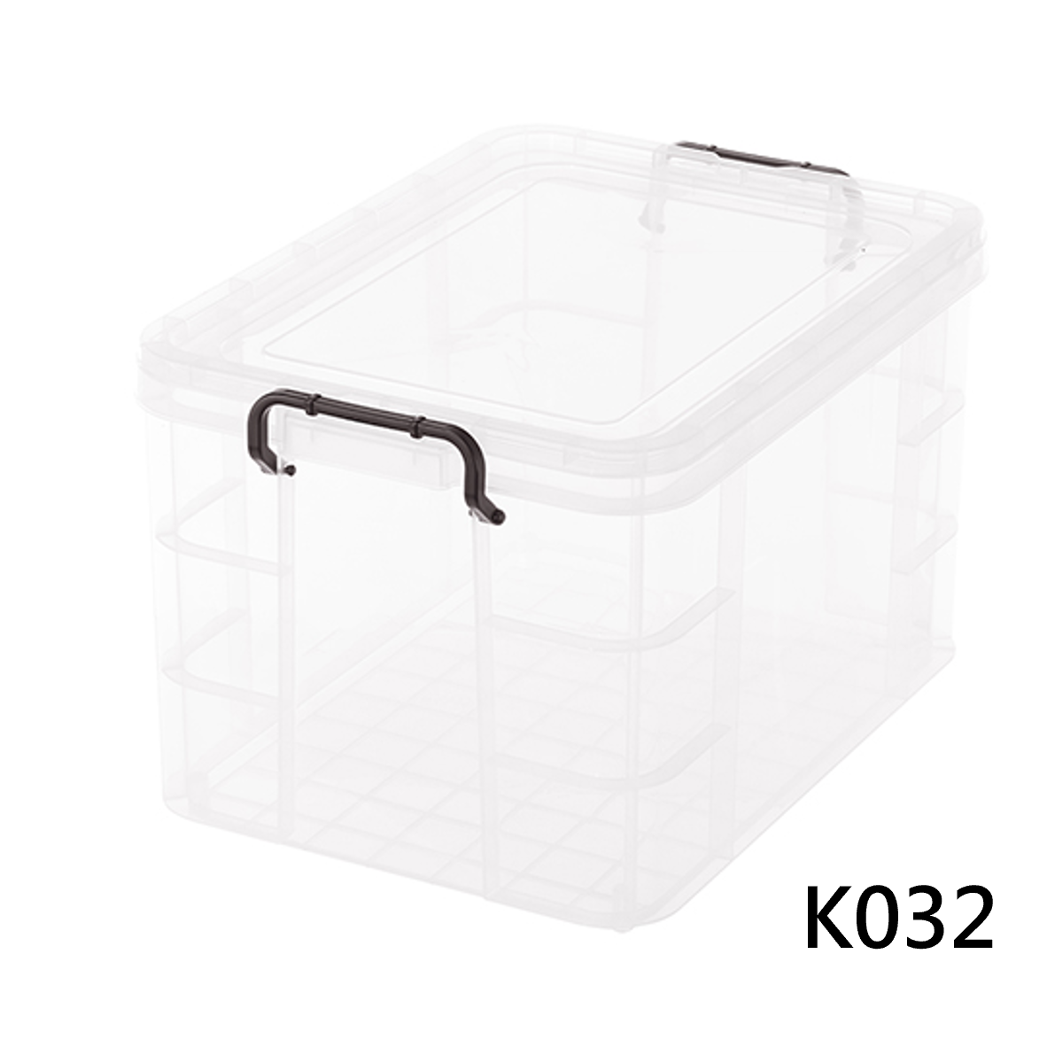透明掀蓋塑膠收納箱 K025 和更多型號 - 商品圖 3