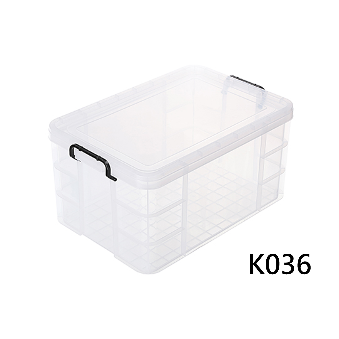 透明掀蓋塑膠收納箱 K025 和更多型號 - 商品圖 5