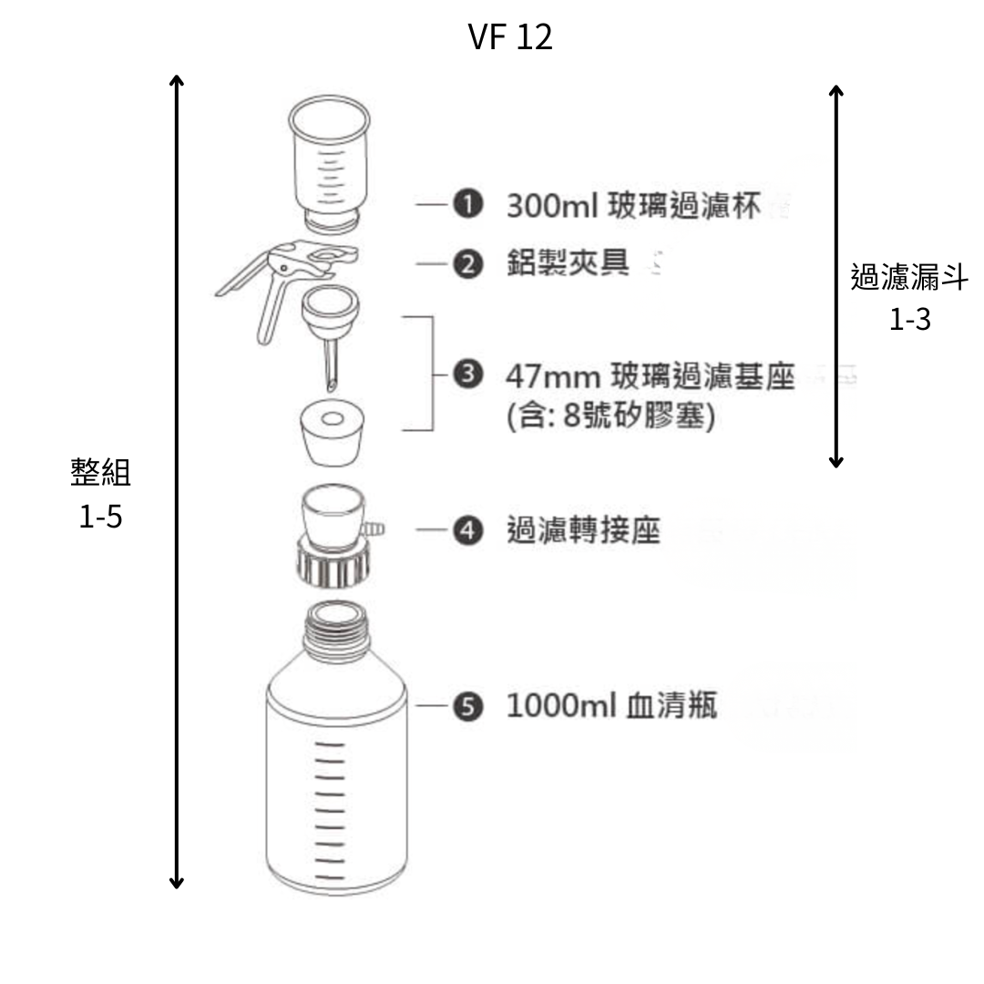 Rocker 47mm 血清瓶過濾器組 167120-31 和更多型號 - 商品圖 6