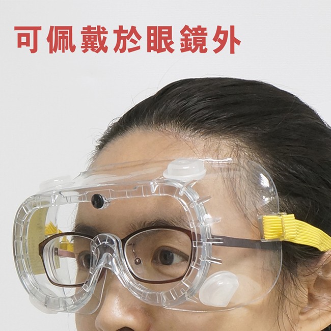 MIT 台製 防霧安全護目鏡 防化學噴濺 - SATUI0046-01EA - 商品圖 2