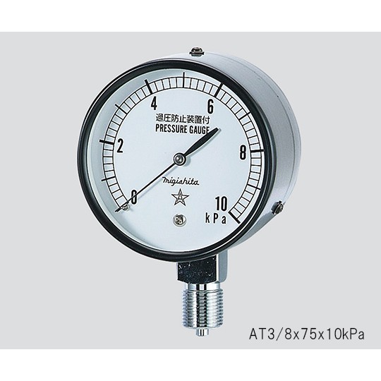 MIGISHITA SEIKI 微壓計 AT3/8x75x30kPa 和更多型號 - 商品圖 2