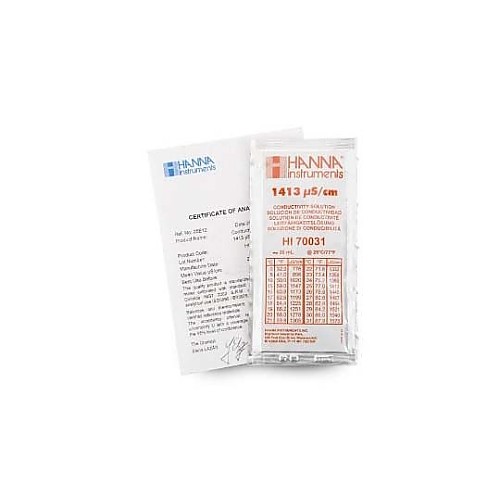 Hanna Instruments EC標準溶液（標準型）12.88毫西門子/釐米，附帶HI 70030C證書及其他項目。 HI7035M 和更多型號 - 商品圖 7