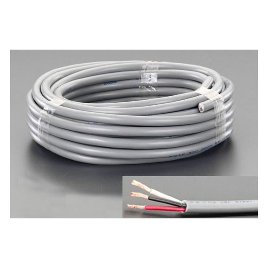 ESCO Vinyl Cabtyre Cable（3芯/灰色）300V/15A/5m及其他 EA940AG-15 和更多型號 - 商品圖 2