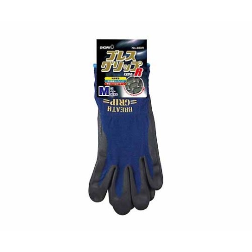 SHOWA GLOVE 透氣性丁晴塗層手套 380系列 380-L 和更多型號 - 商品圖 46