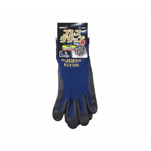 SHOWA GLOVE 透氣性丁晴塗層手套 380系列 380-L 和更多型號 - 商品圖 41