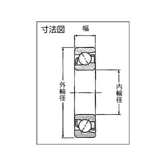 NTN 一個直徑較小的小型球軸承7206B。 7206B - 商品圖 2