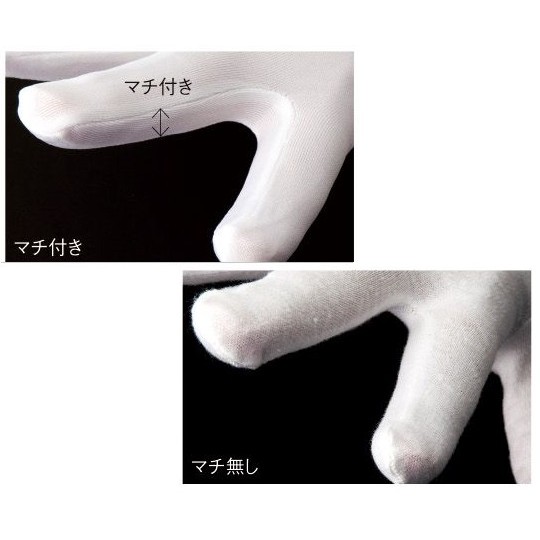 AS ONE AS TOOL 純棉平滑手套（無鉤縫）L 1袋（每袋12對） - 商品圖 2