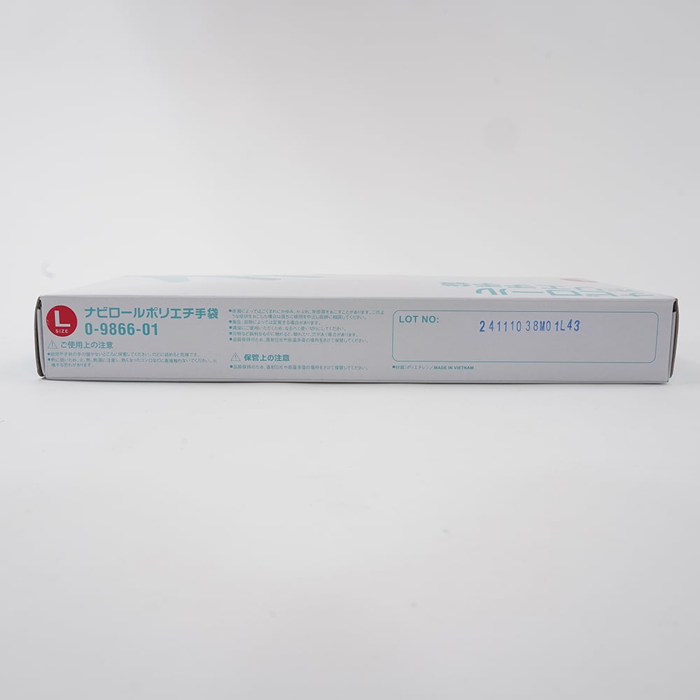 Nabirol 聚乙烯手套 (外壓紋) L 100片 及其他 - 商品圖 3