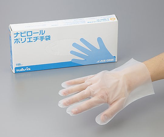 Nabirol 聚乙烯手套 (外壓紋) L 100片 及其他 - 商品圖 4