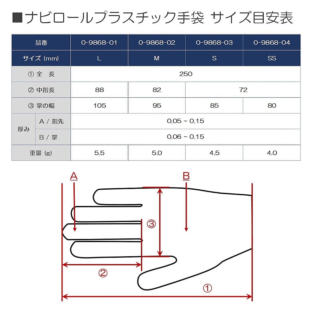 NAVIS 納比羅塑膠手套無粉L 100入及其他 - 商品圖 7