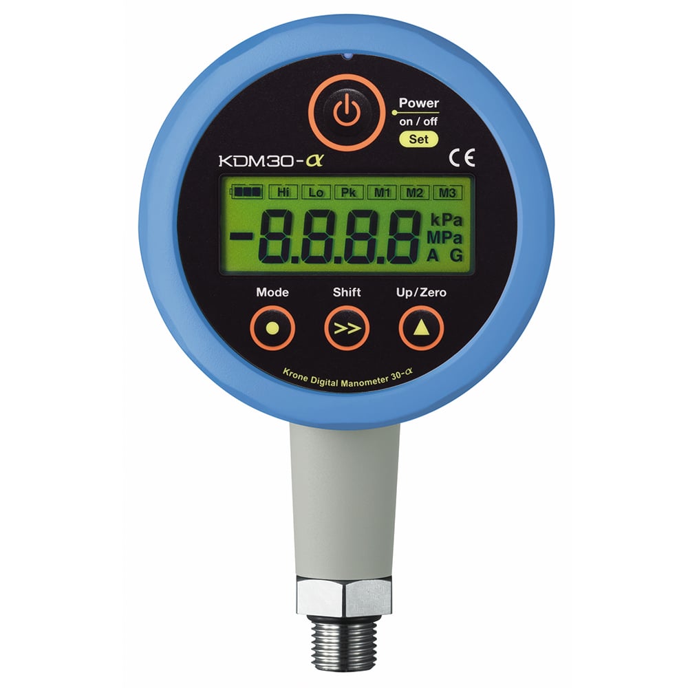 High Precision Digital Pressure Gauge DC24V Type Type Blue 0~500.0kPaG - ABP-1355811 - 商品圖 2